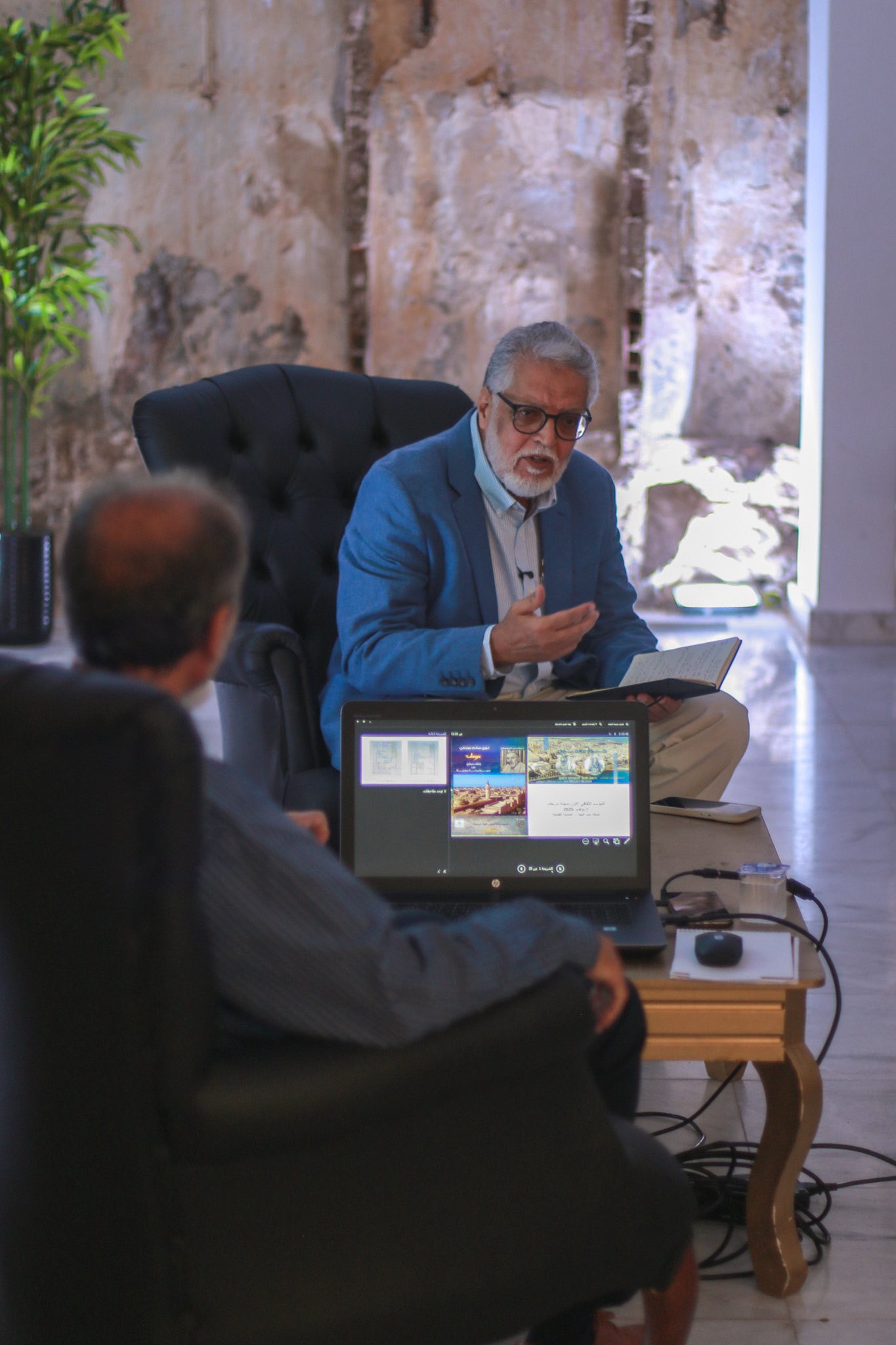 لقاء حواري مع المهندس المعماري نوري سالم اعويطي عن سيرة رحلة مهنية 